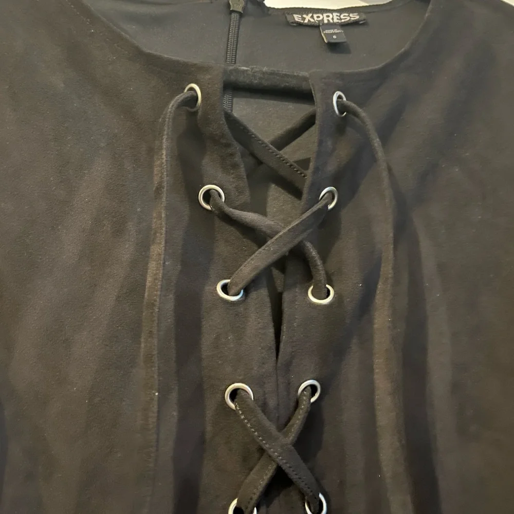 Express faux Suede mini dress - Picture 3 of 3